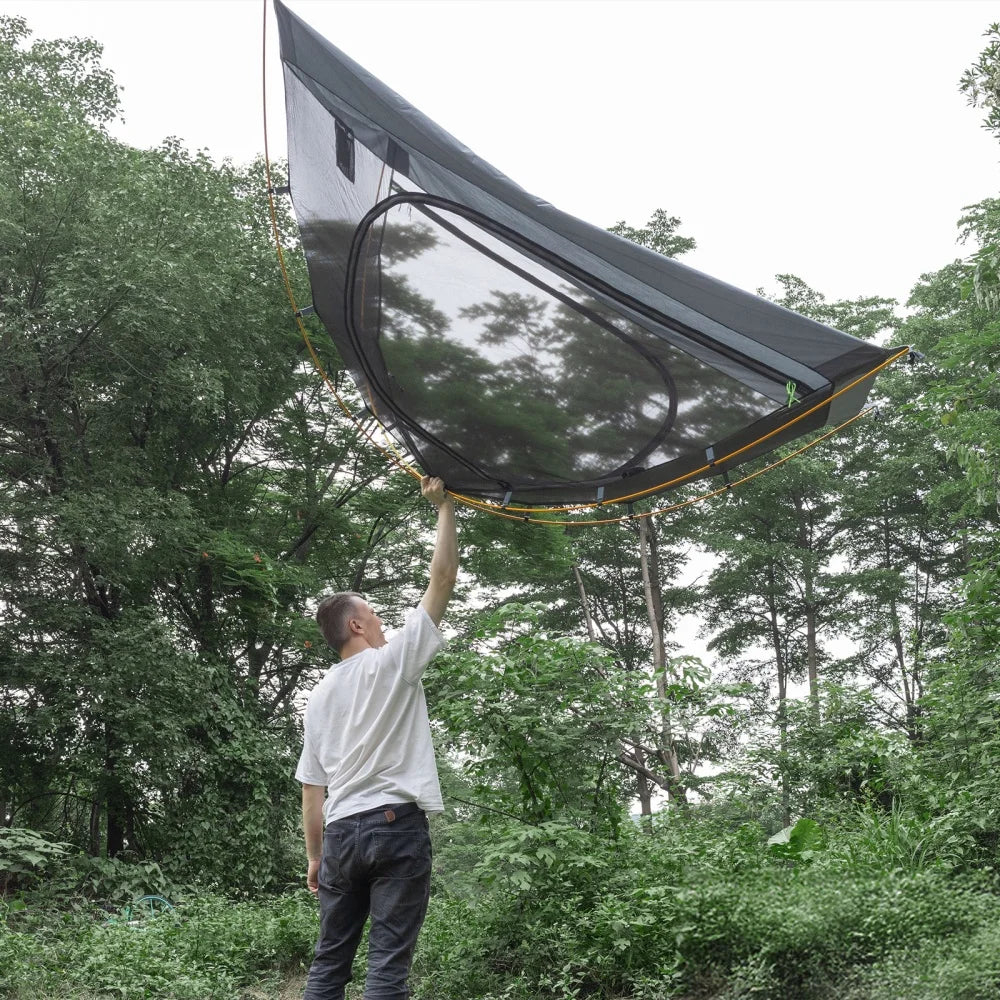 Night Cat Two-Person Backpacking Tent Waterproof With Aluminum Poles