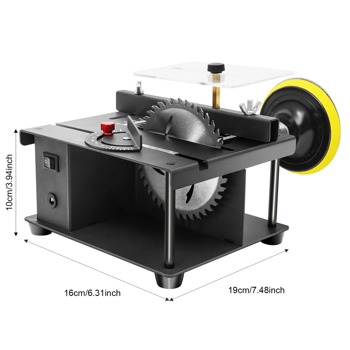 TOOL1SHOoo 200W Cutting Tool Mini Table Saw MultiFunctional Bench