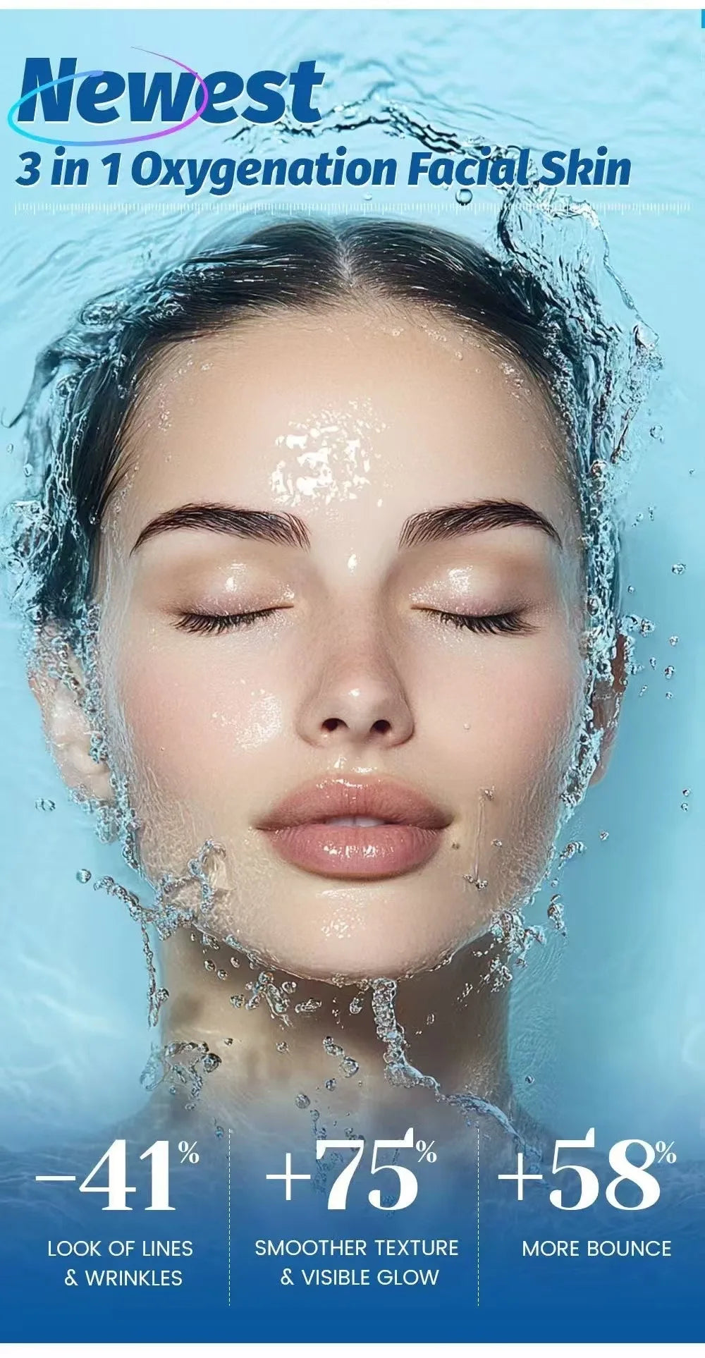 High Quality 3 in 1 CO2 Bubble Oxygenation Pods Facial Skin Care Skin Tightening Oxygen Jet Therapy Machine