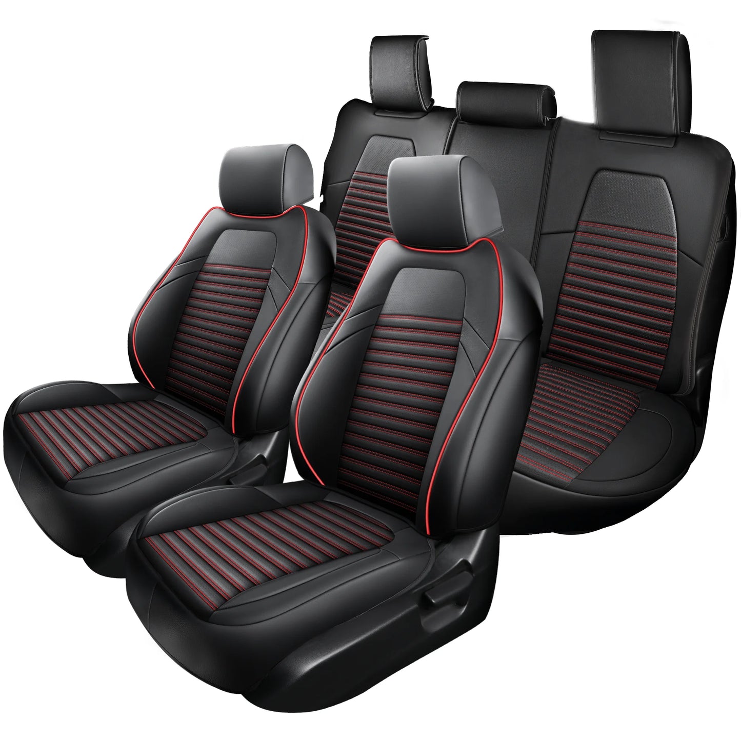 Custom Fit Car Seat Covers For Honda CRV Full Set Waterproof Napa Leather