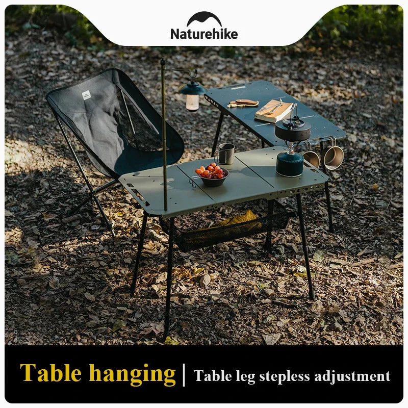 Naturehike H02 IGT Folding Camping Kitchen Table With Height Adjustable
