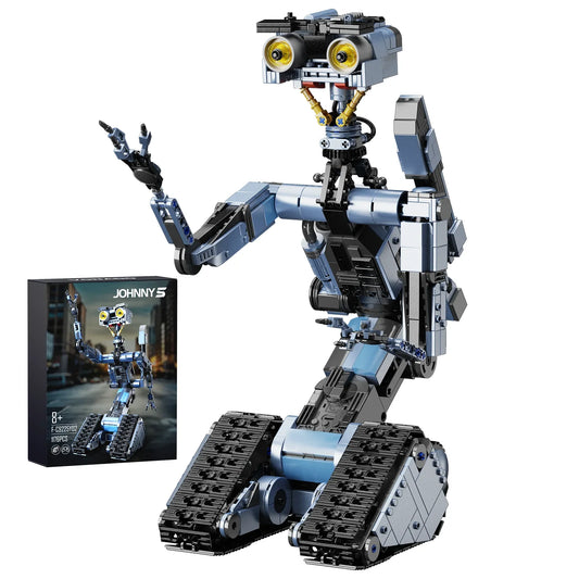 BuildMoc Johnny Five Robot Building Blocks Set