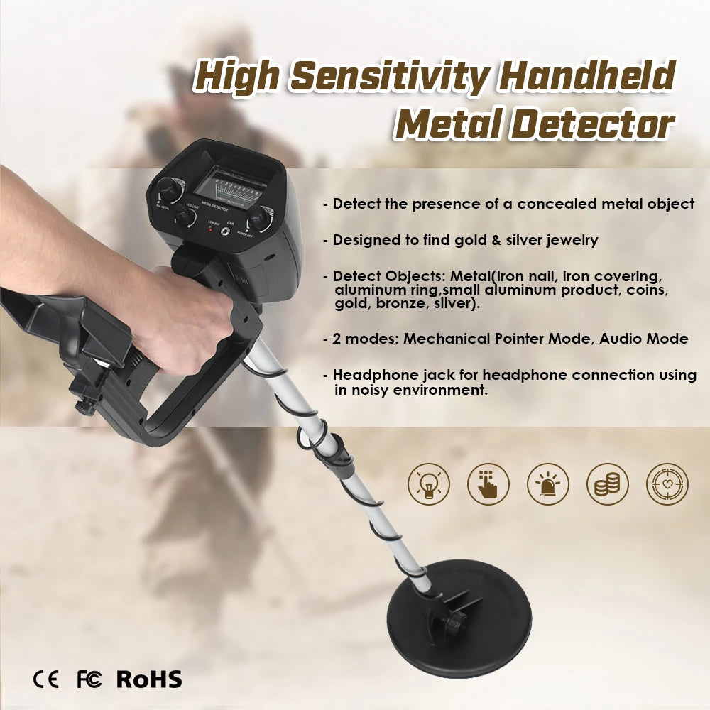Kids Underground Metal Detector Treasure Hunter Seeker Circuit Detector