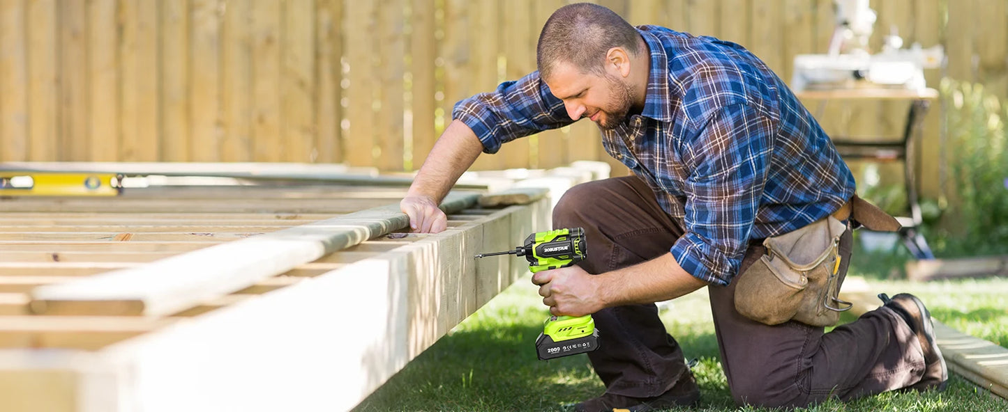 Brushless 21V Cordless Impact Driver Kit With 2.0Ah Battery