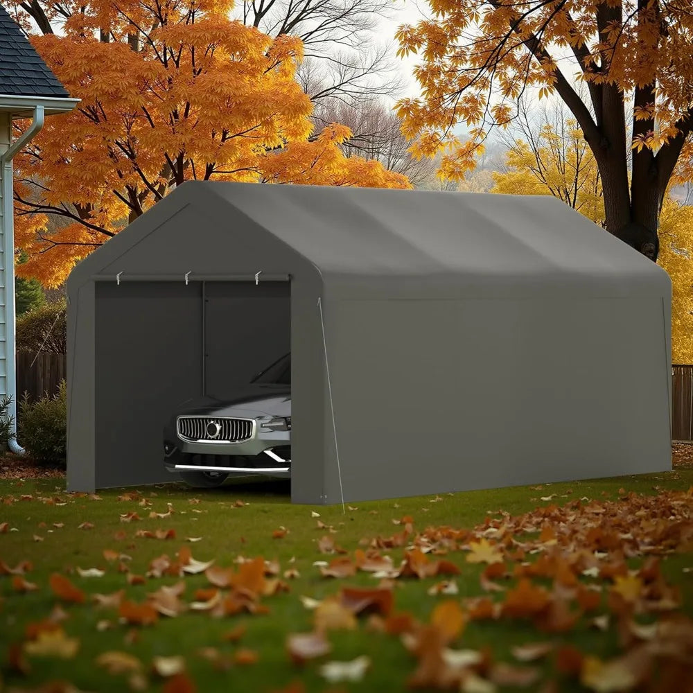 Portable Carport Canopy Tent With Removable Sidewalls Waterproof UV