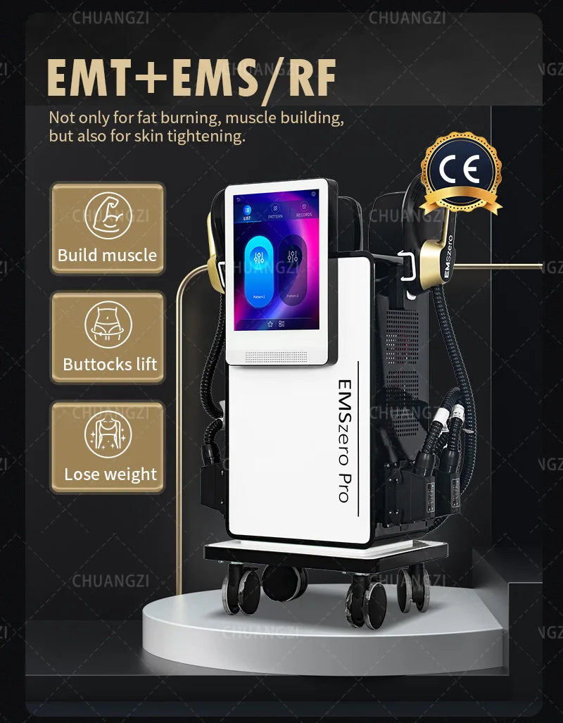 Professional EMSzero Neo Body Sculpt Machine RF Hiemt EMS Build Muscle Slimming Buttock Toning Muscle Stimulator EMS zero Pro