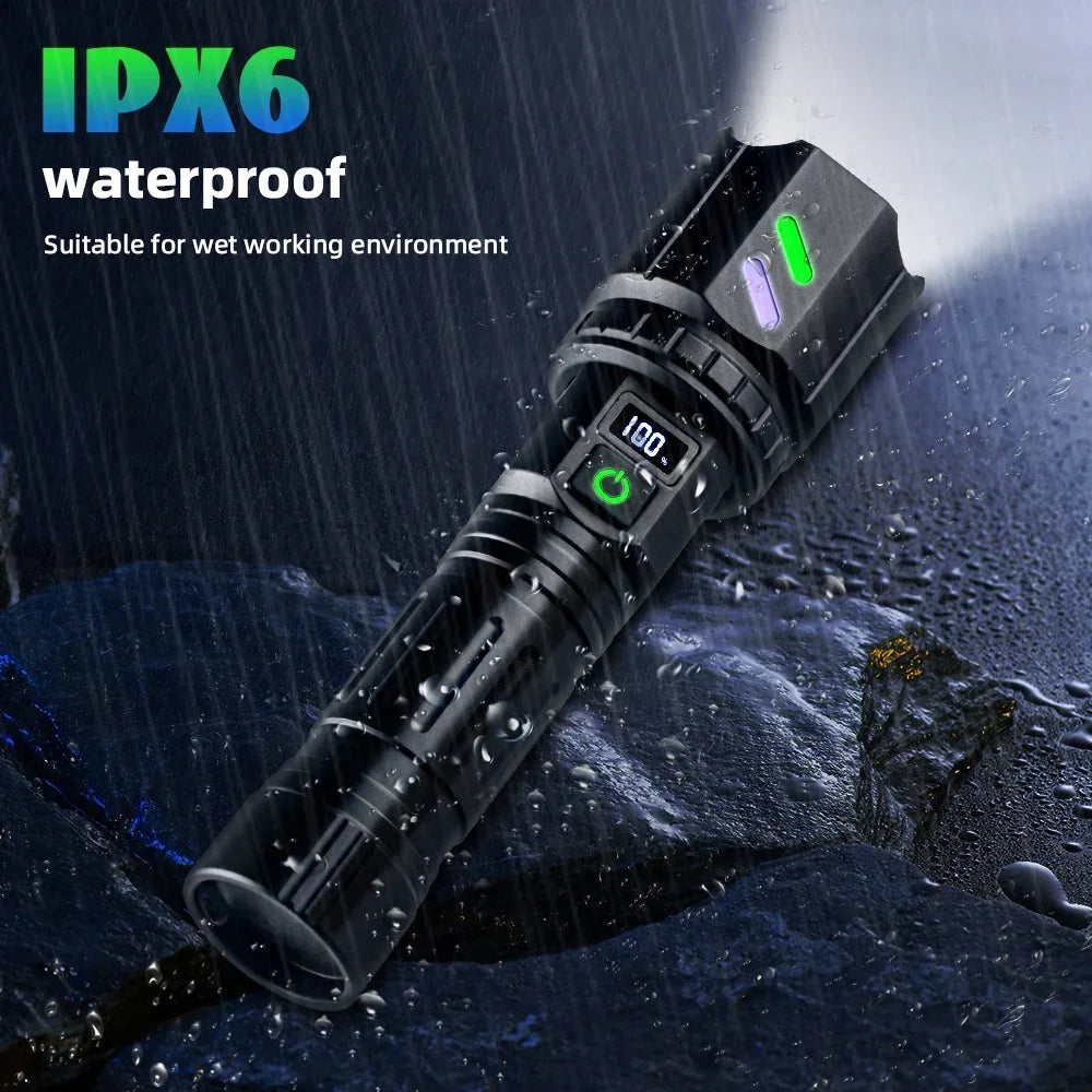 VASTFIRE LED Flashlight Zoom Tactical Torch For Outdoor Camping