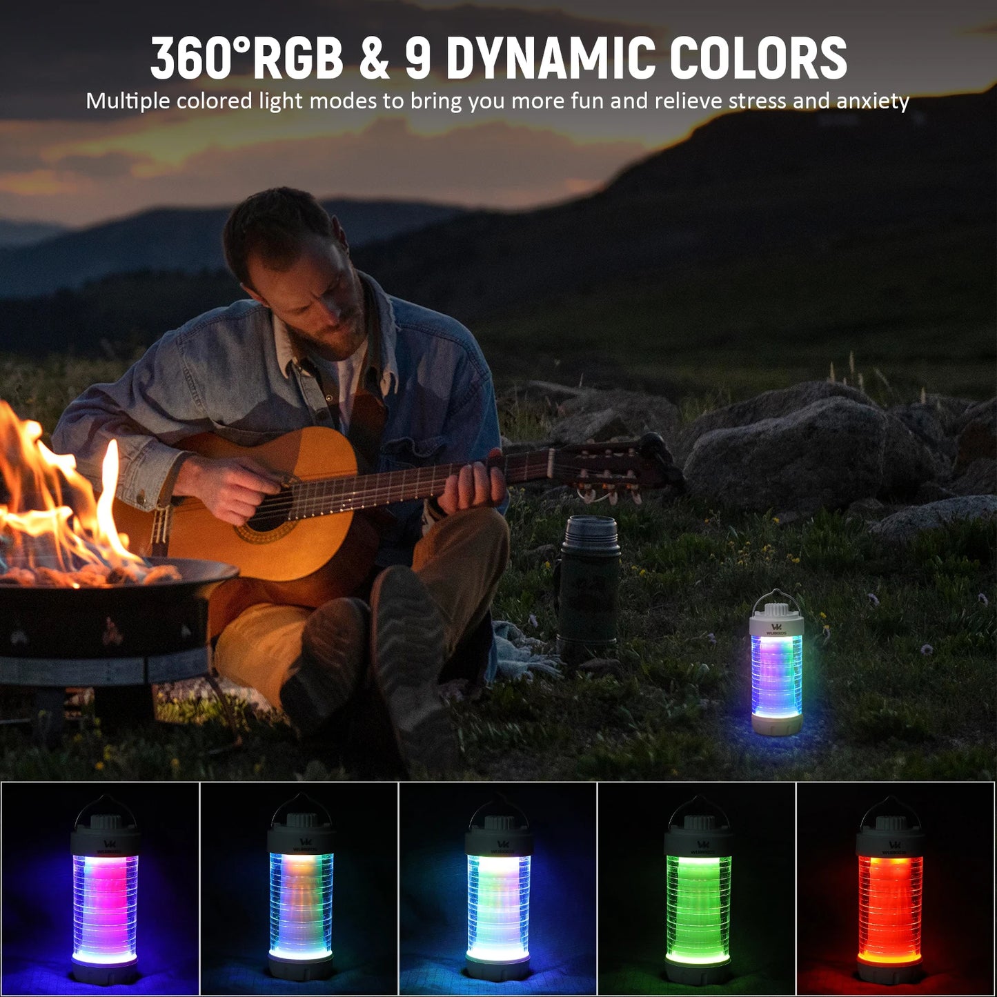 Wurkkos CL01 Lantern 550LM Waterproof Rechargeable LED Light Power Bank