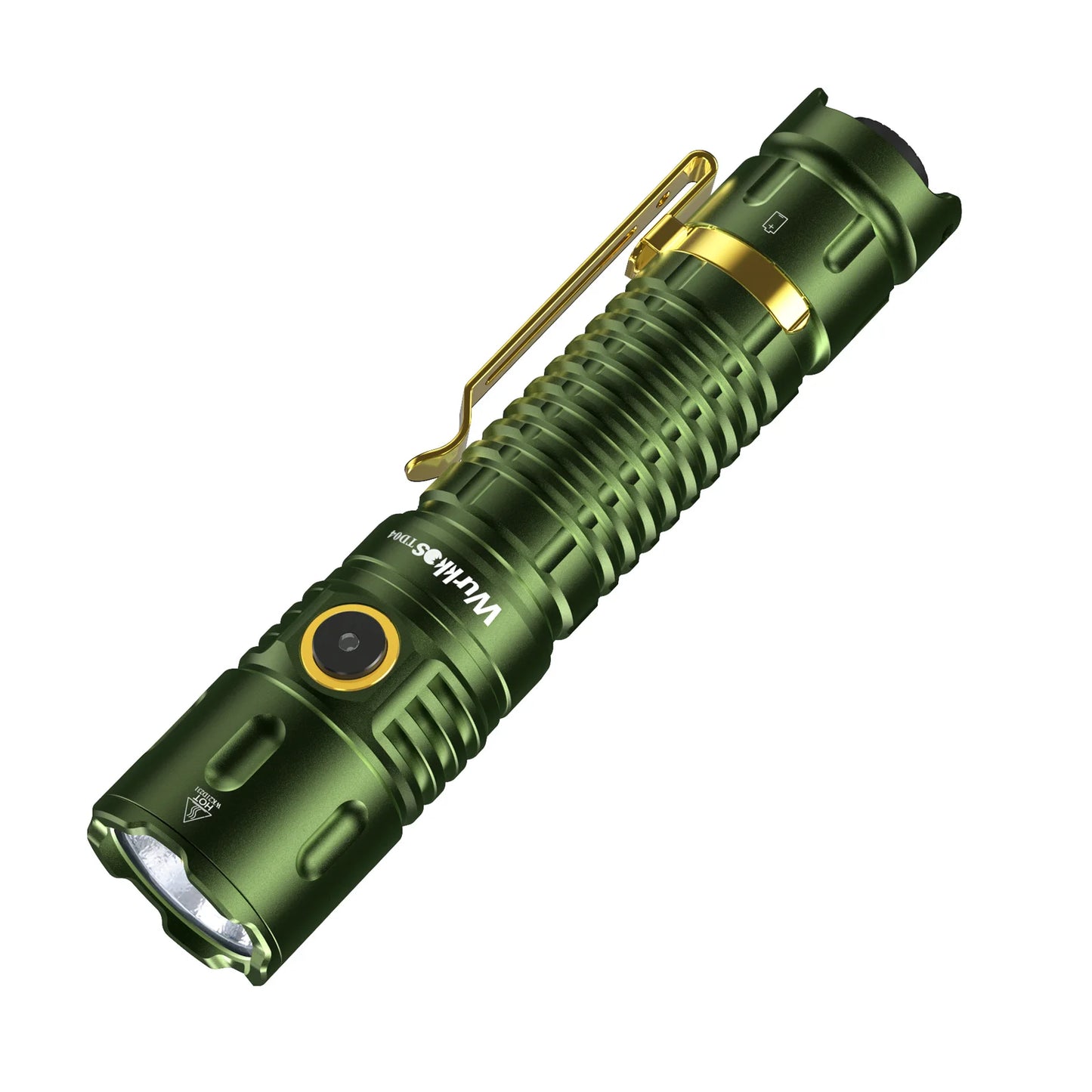 Wurkkos TD04 Flashlight 21700 Rechargeable Dual-Mode Tactical Flashlight USB-C Interface 3000 Lm Everyday Carry with Tail Switch