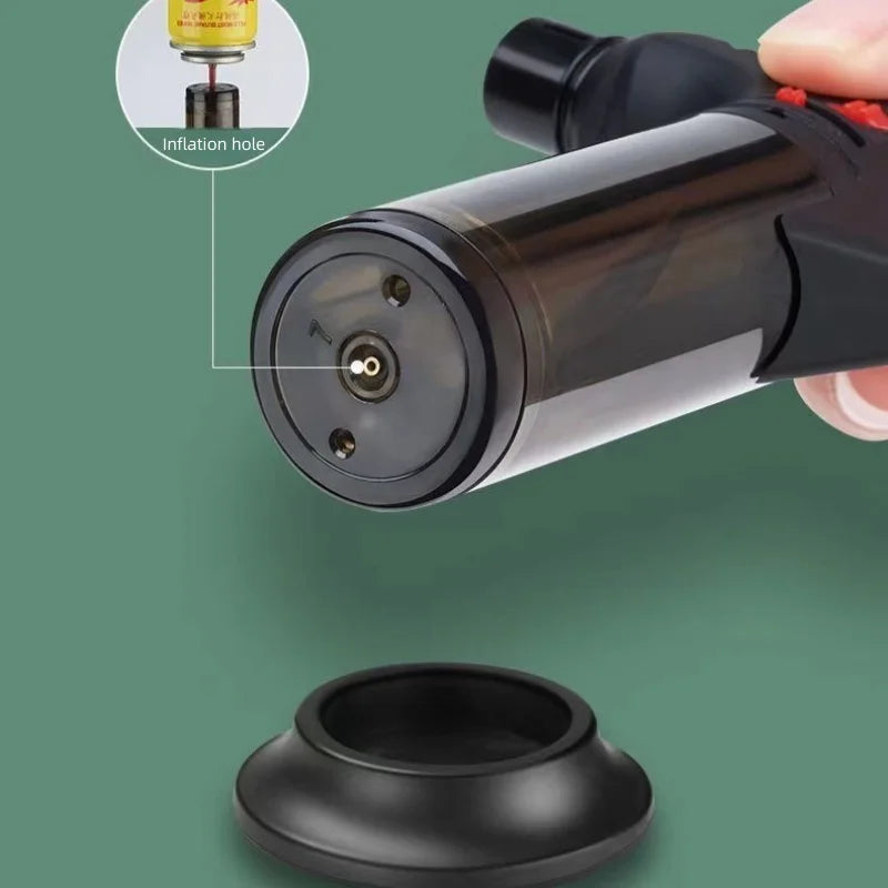 TopFlames Outdoor Portable Butane Gas Torch Lighter Windproof