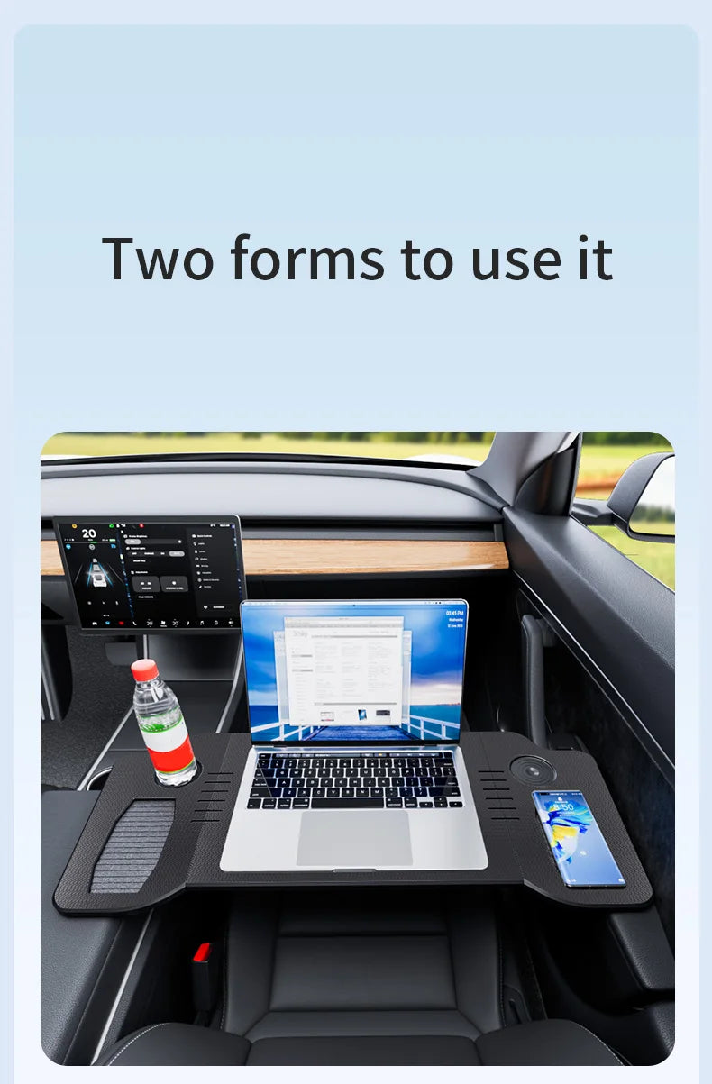 Ergonomic Laptop Tray Desk Surface For Model 3 Y S