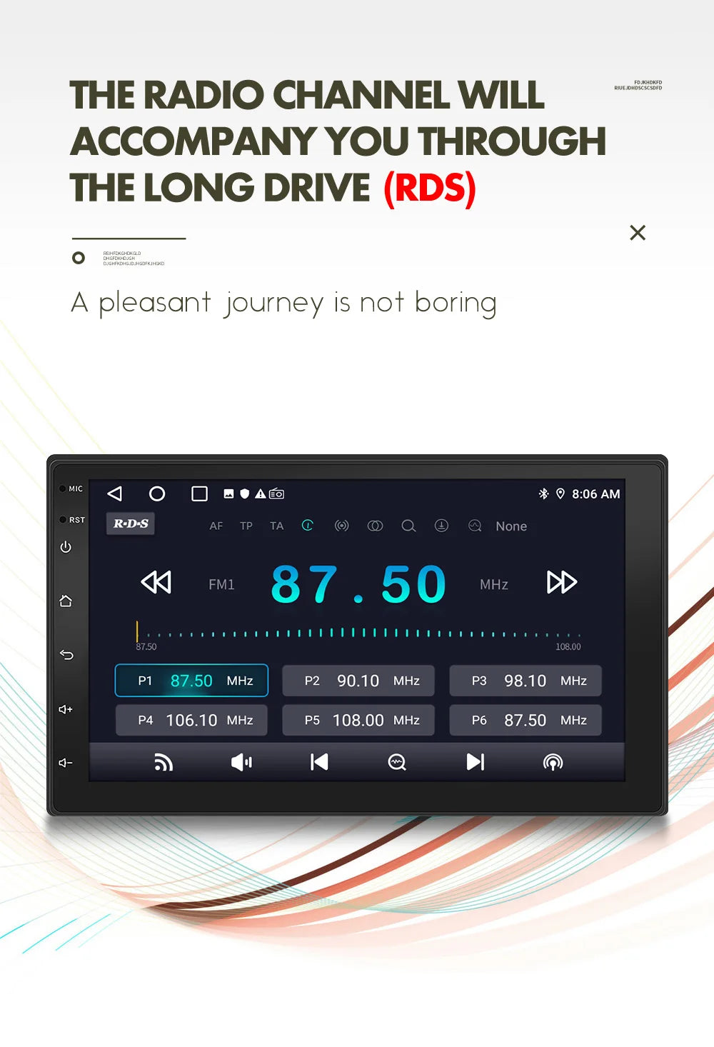 ESSGOO Android Auto Wireless CarPlay Car Stereo With GPS MP5