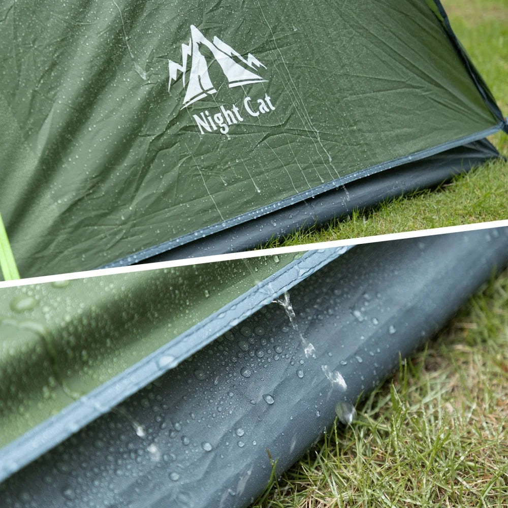 Night Cat Two-Person Backpacking Tent Waterproof With Aluminum Poles
