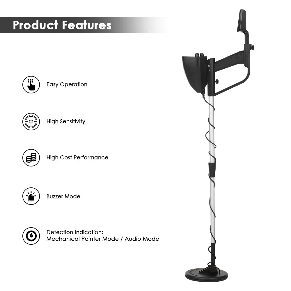 Kids Underground Metal Detector Treasure Hunter Seeker Circuit Detector