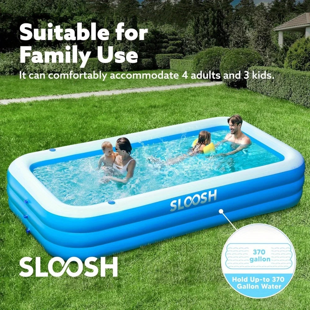Joyfy Inflatable Family Pool For Backyard Summer Fun And Parties