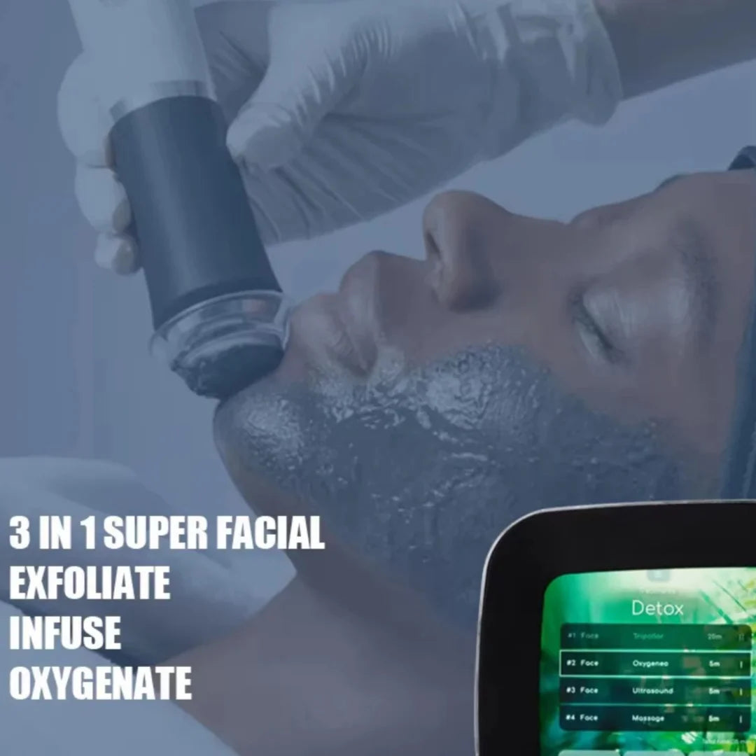 High Quality 3 in 1 CO2 Bubble Oxygenation Pods Facial Skin Care Skin Tightening Oxygen Jet Therapy Machine