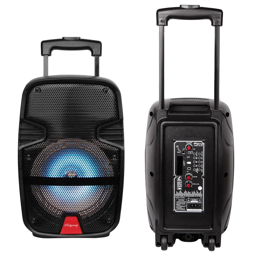 3000 Watts Wireless Portable Party Bluetooth Speaker With Microphone & Remote 8" Subwoofer High Quality Big Sound