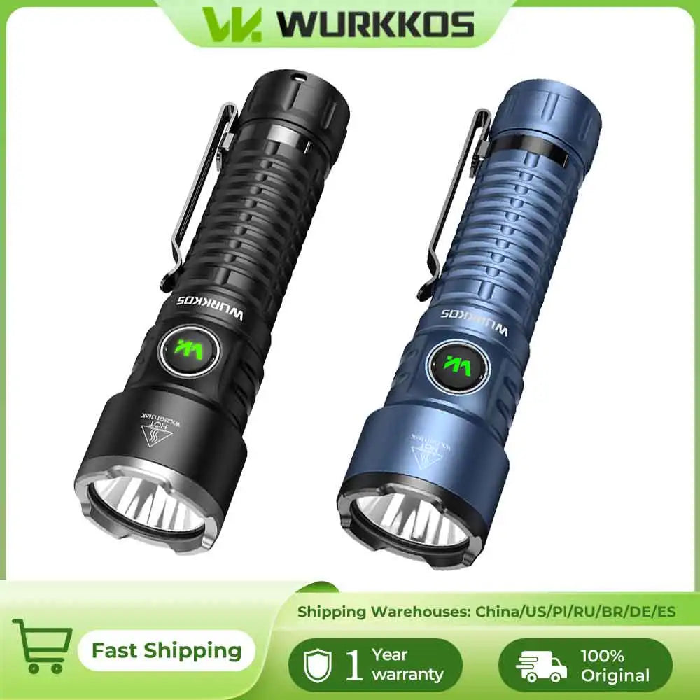 Wurkkos TS28 EDC Flashlight 3200 Lumen Rechargeable 21700 Battery