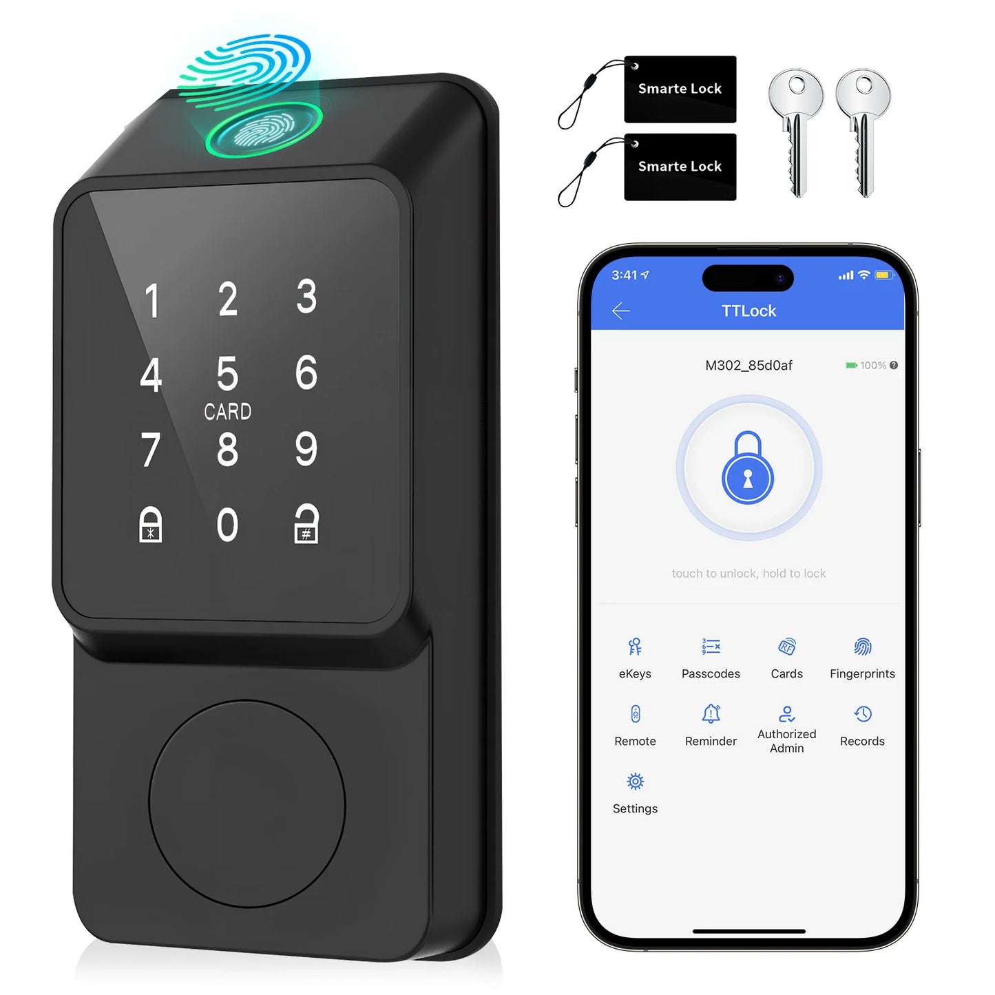 Mutak Smart Front Door Lock with Keyless Entry and Biometric