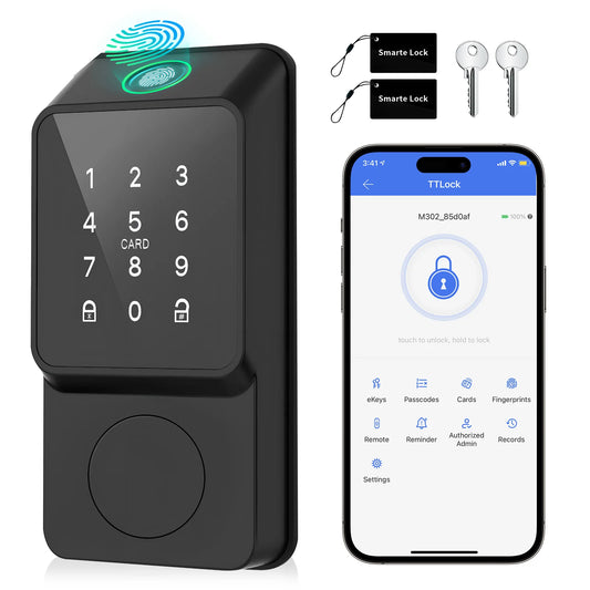 Mutak Smart Front Door Lock with Keyless Entry and Biometric