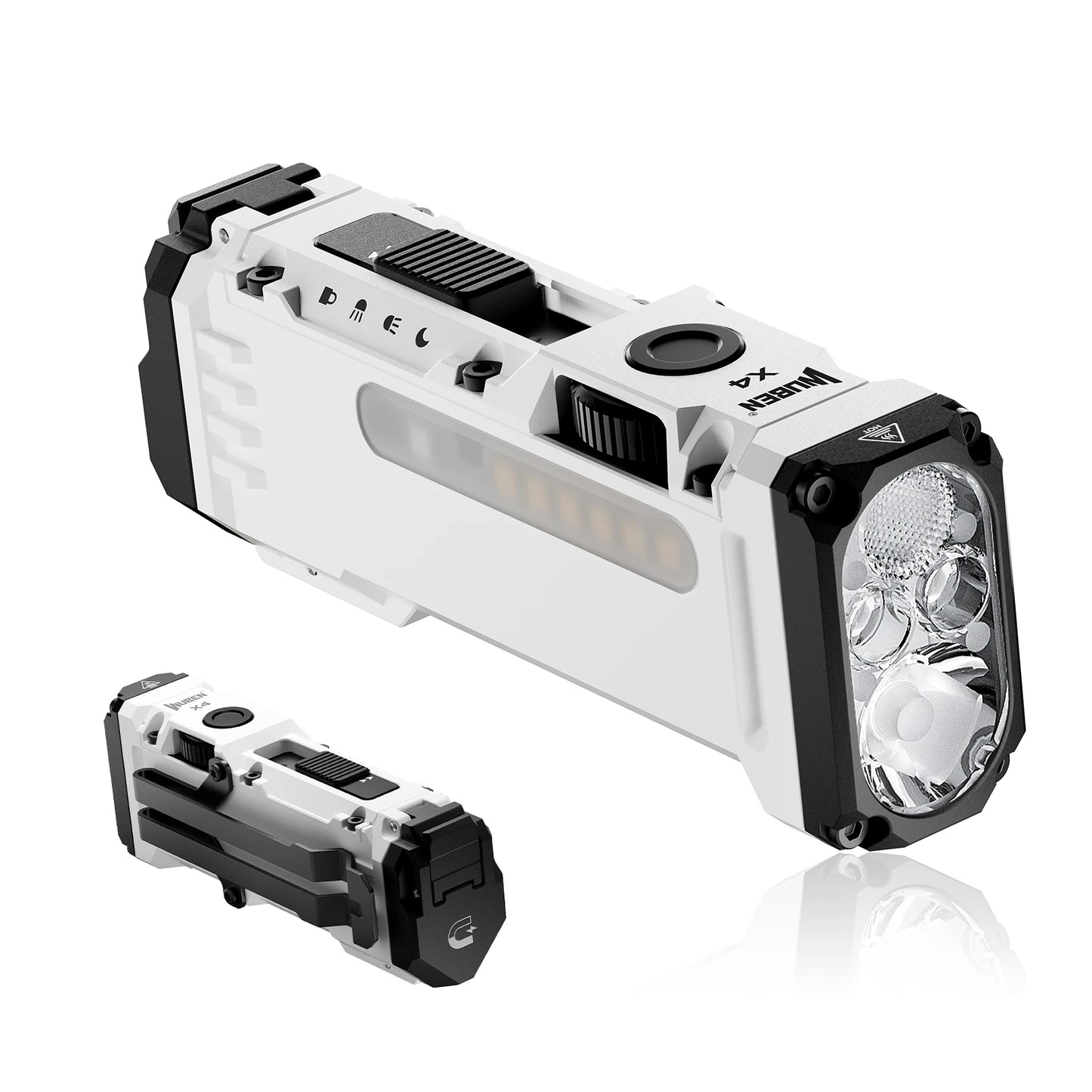 WUBEN X4 EDC Flat Flashlight With RGB 1600 Lumens IP68
