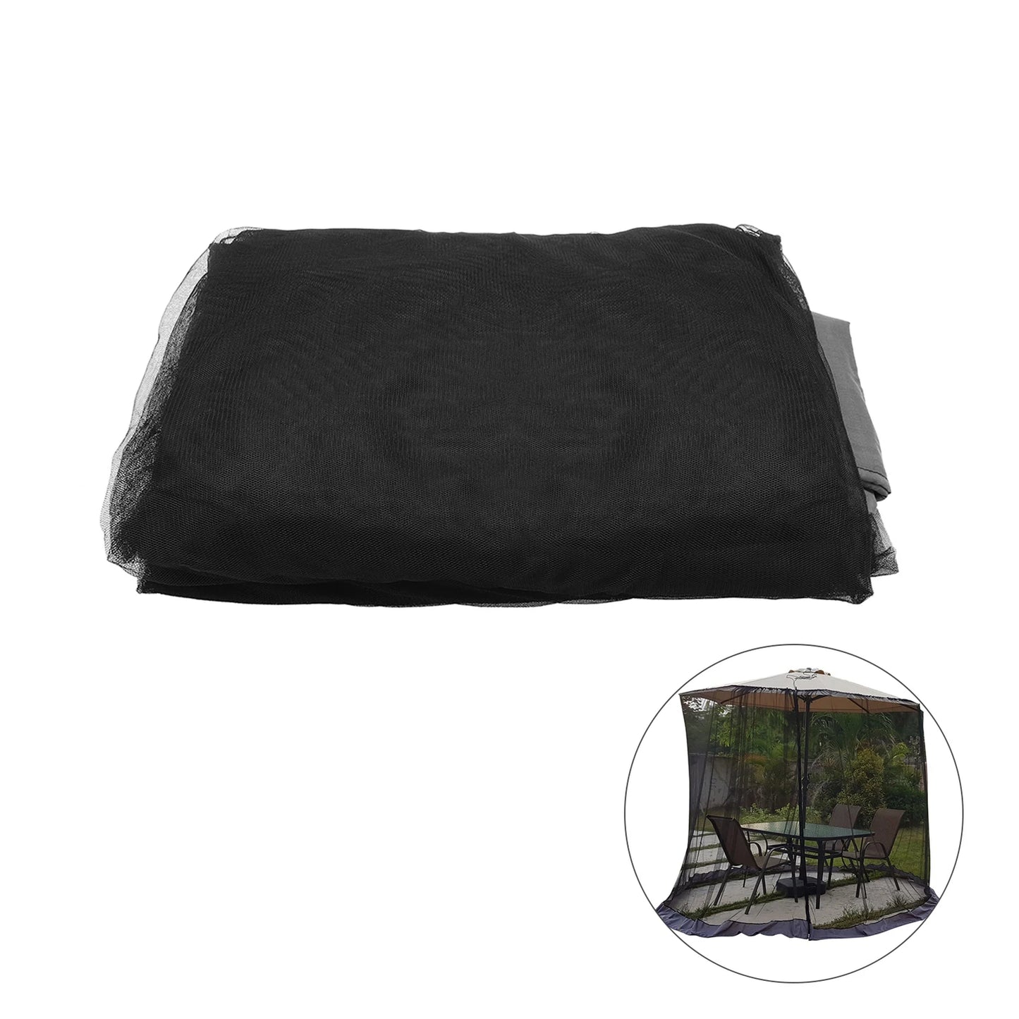 Outdoor Mosquito Net for A2 Banana Crank Arm Umbrella 250-300cm Diameter 230cm Height Sunshade Gazebo Roman Umbrella A1 A2 A3