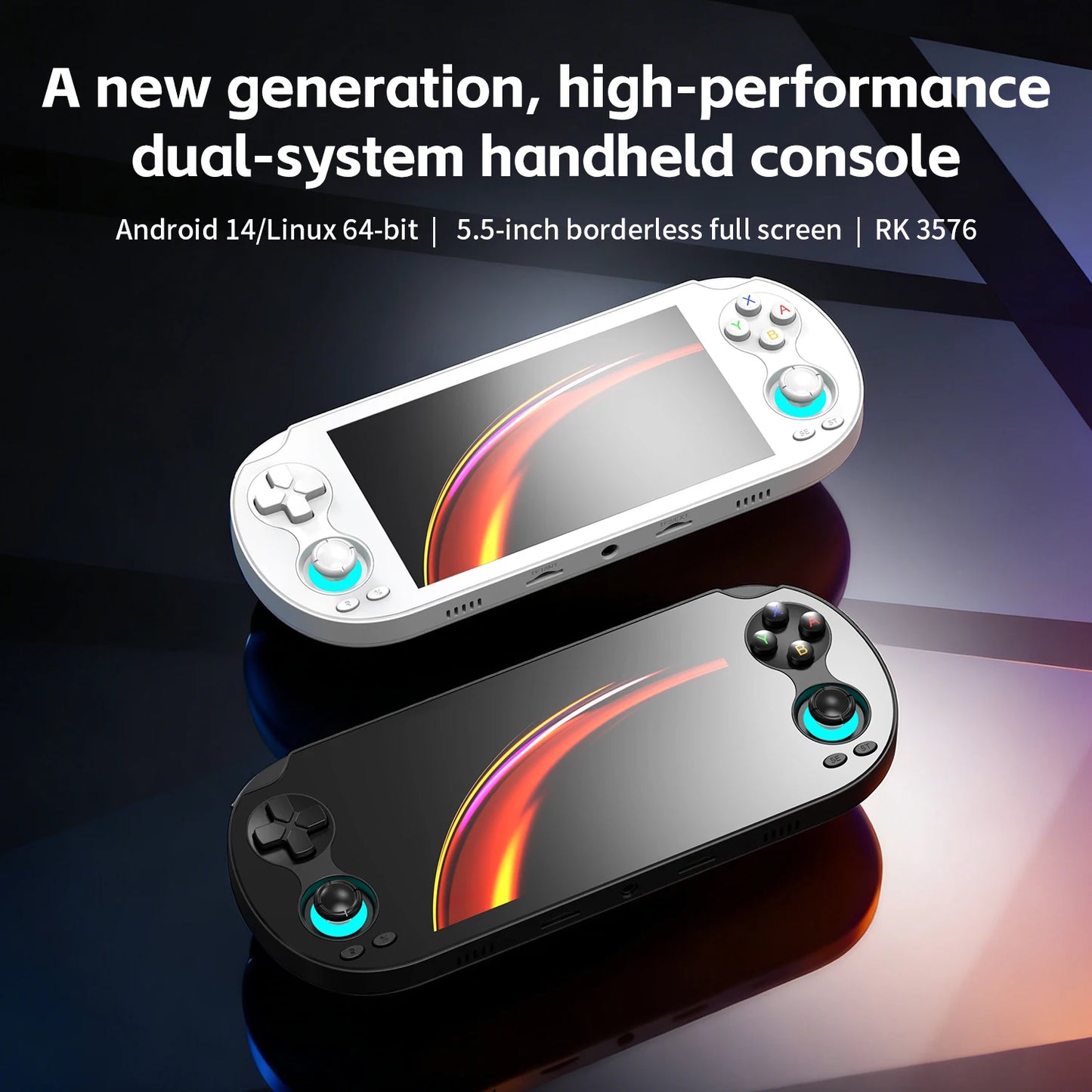 ANBERNIC RG VITA/RG VITA Pro Handheld Game Console Android Retro Game Player 5000mAh Supports RixelHK Wifi Online Multi-player