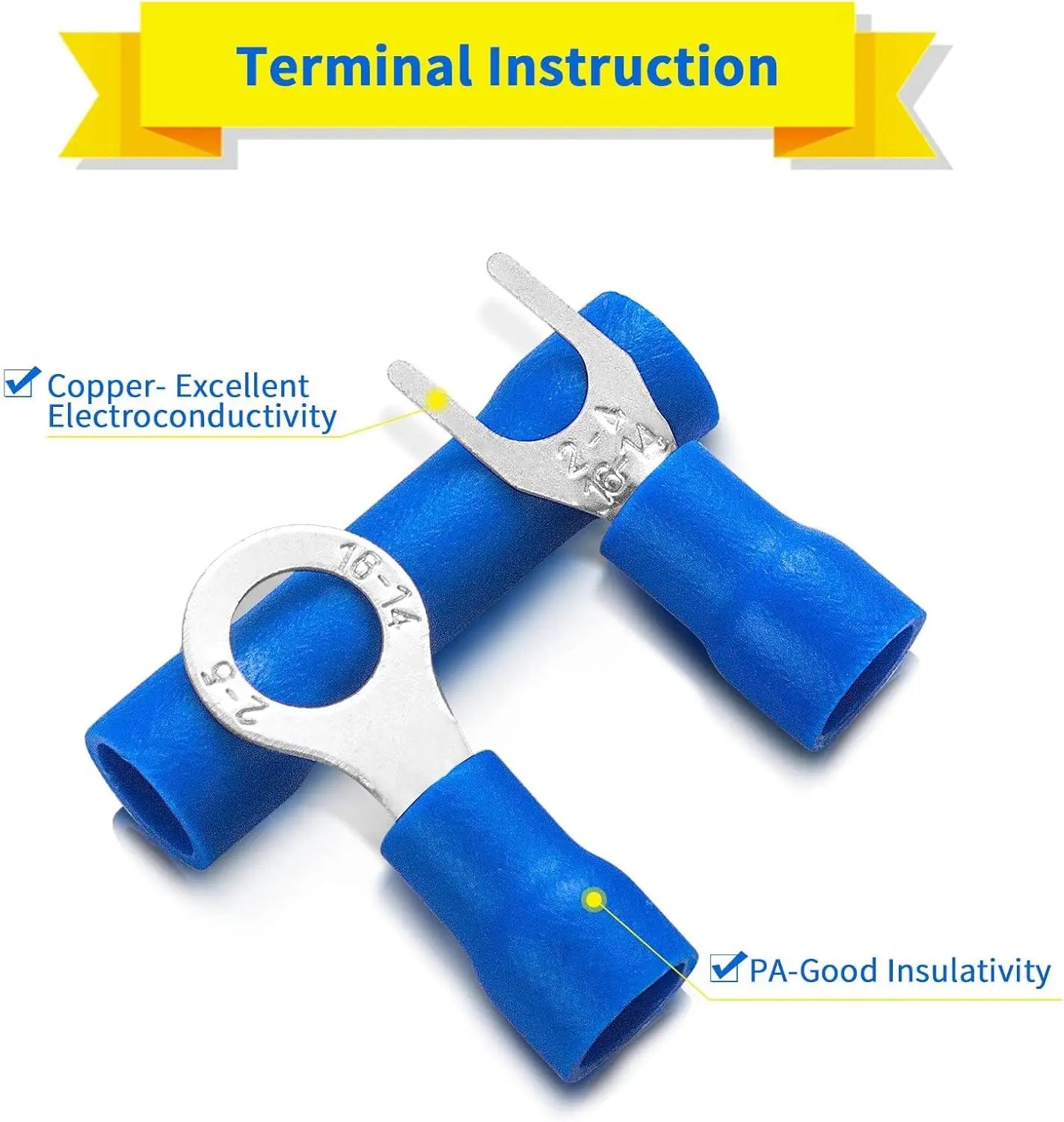 1200PCS Automotive Electrical Connector Kit with Insulated Crimp Terminals for Wiring Repair