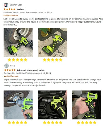 Brushless 21V Cordless Impact Driver Kit With 2.0Ah Battery