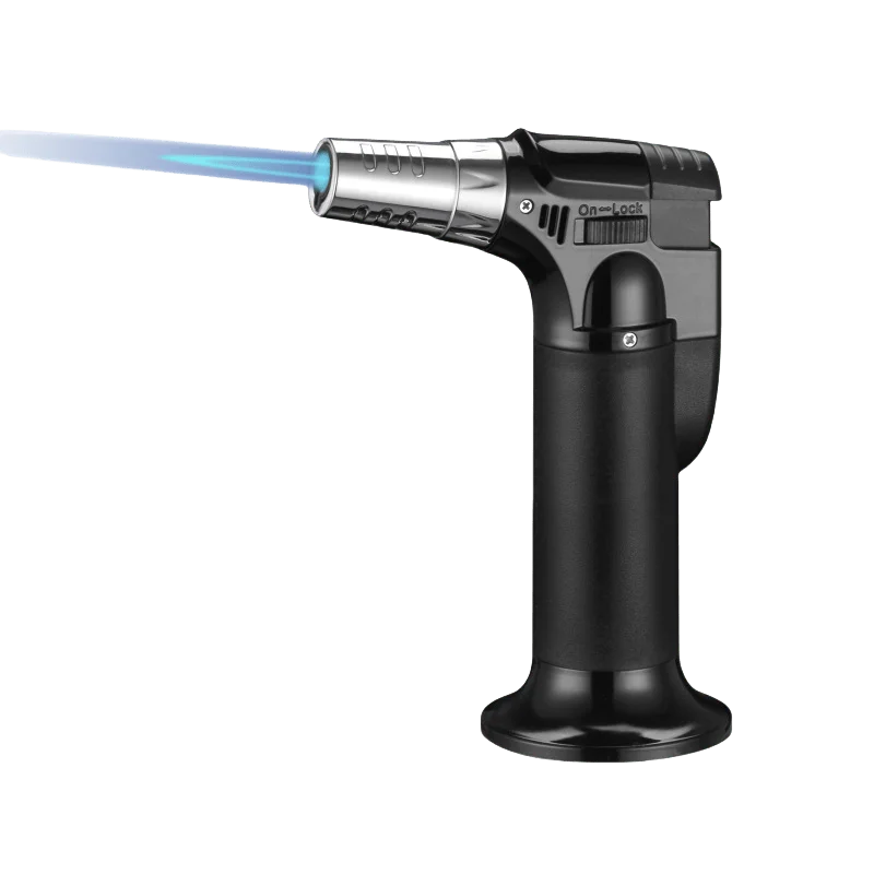 TopFlames Butane Torch Lighter Mini Kitchen Jet With Safety Lock