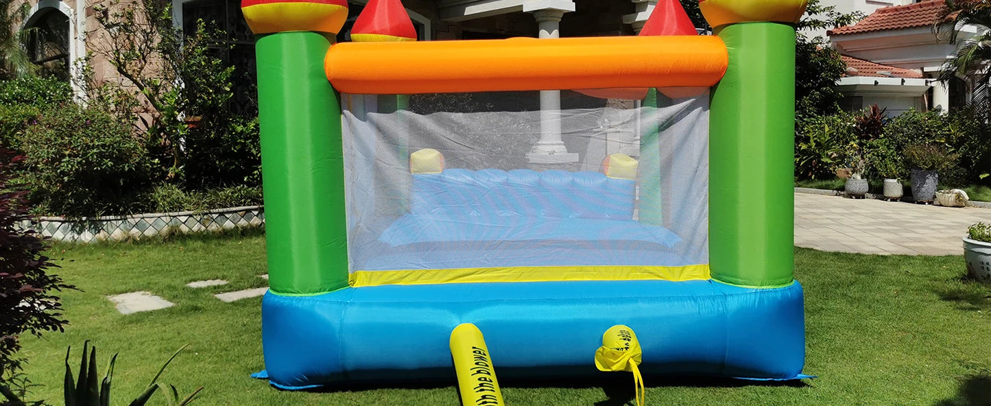 Yard Inflatable Bounce House With Slide 12*9*8ft Bounce House For Kids 5-12 Bouncer With Blower For Outdoor Backyard/Indoor