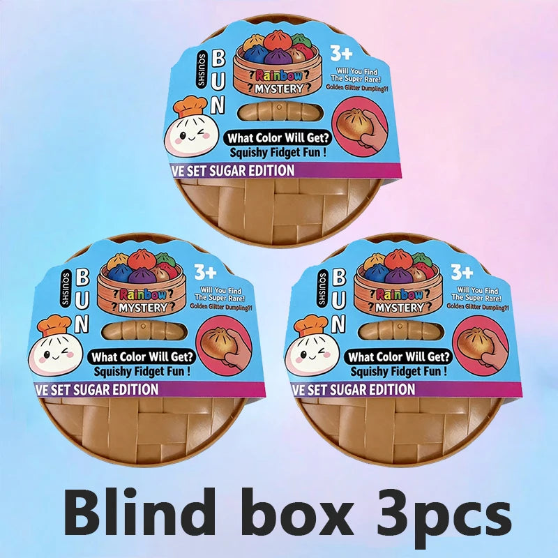 Premium Dumpling Bun Squishies Stress Ball Toy For Stress Relief