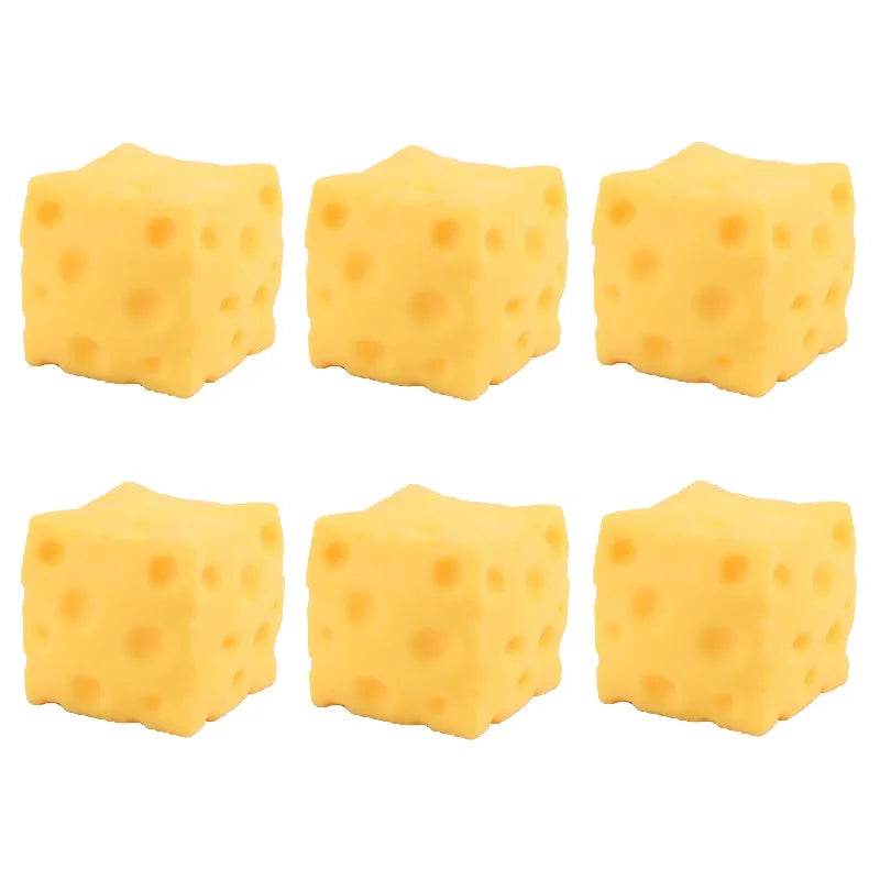 LISM Squishy Square Cheese Toy Slow Rebound Stress Relief Fidget