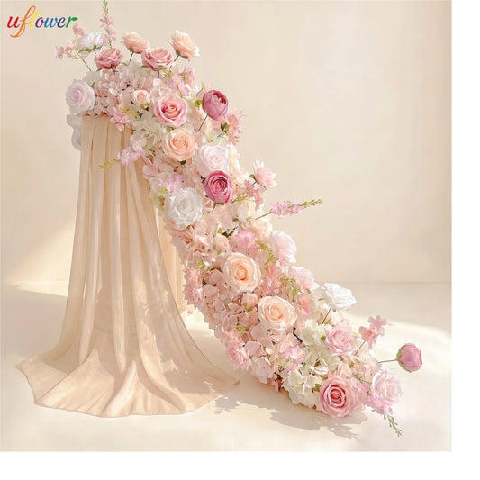 Uflower Hydrangea Artificial Flowers For Wedding Decor