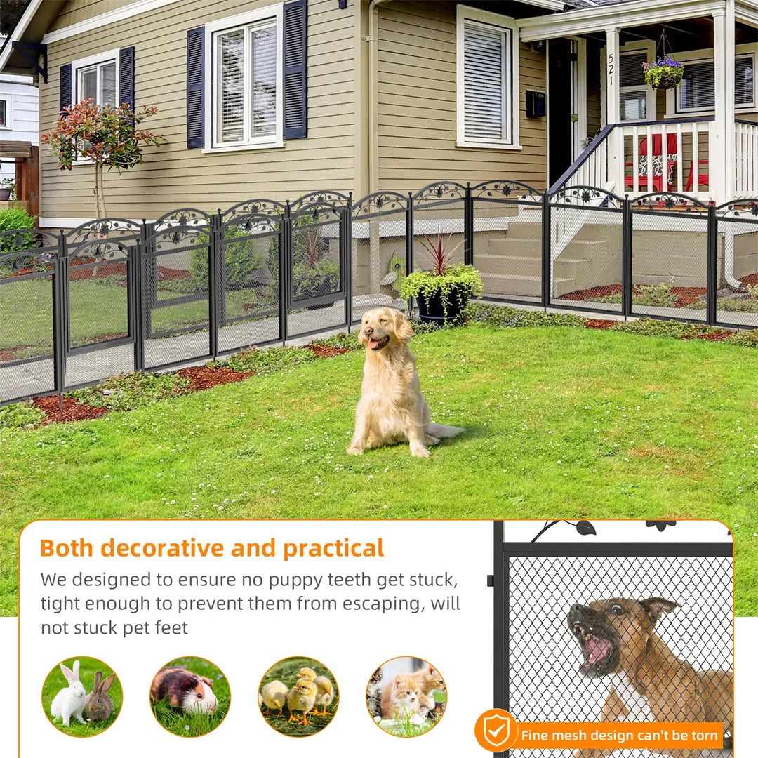 BINGOPAW 8 Panel Heavy Duty Dog Playpen Outdoor Indoor Fence