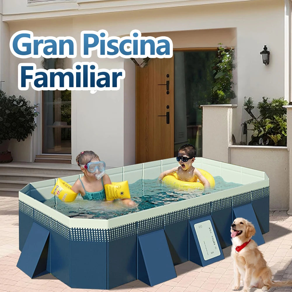 Foldable Outdoor Family Pool Non Inflatable for Garden and Yard