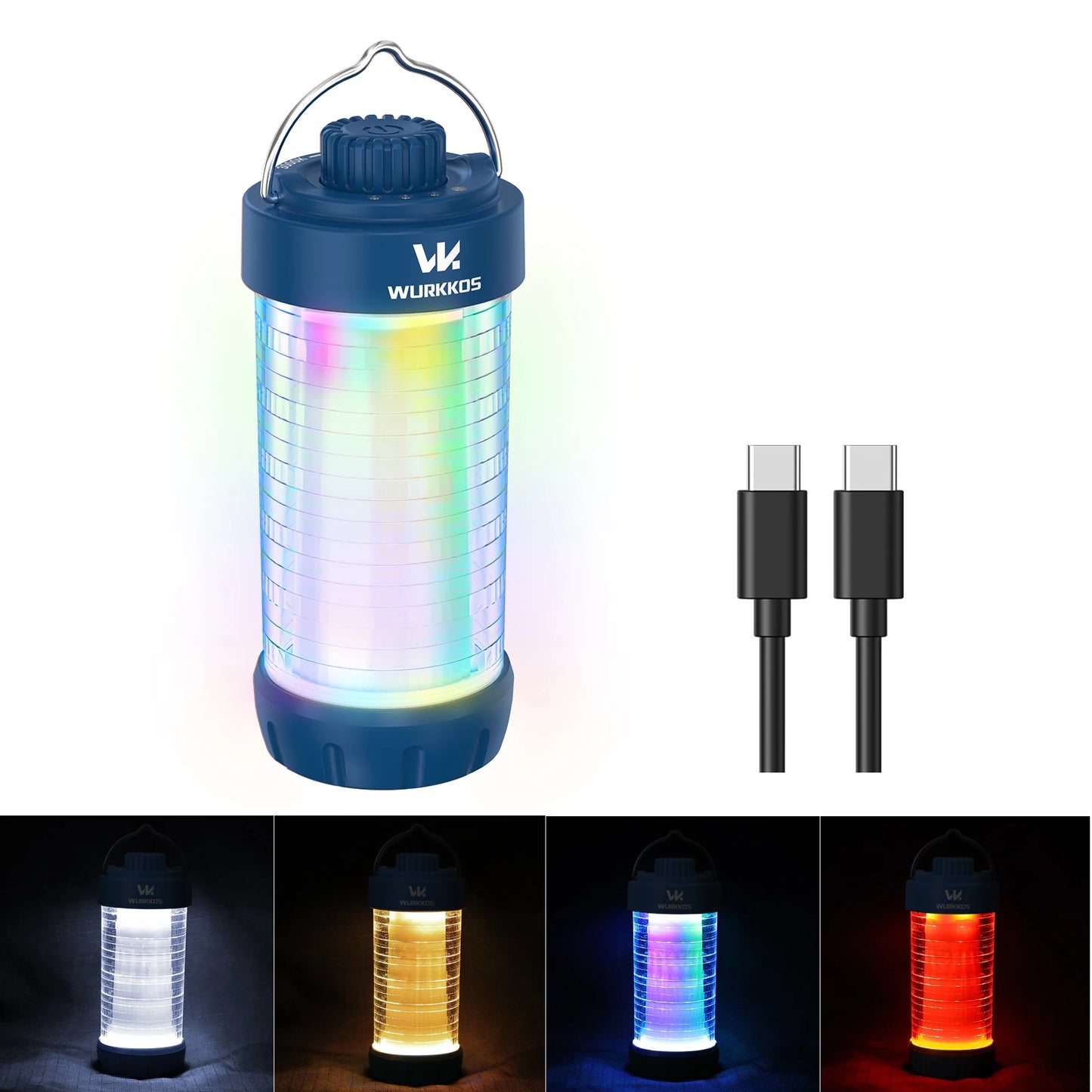 Wurkkos CL01 Lantern 550LM Waterproof Rechargeable LED Light Power Bank