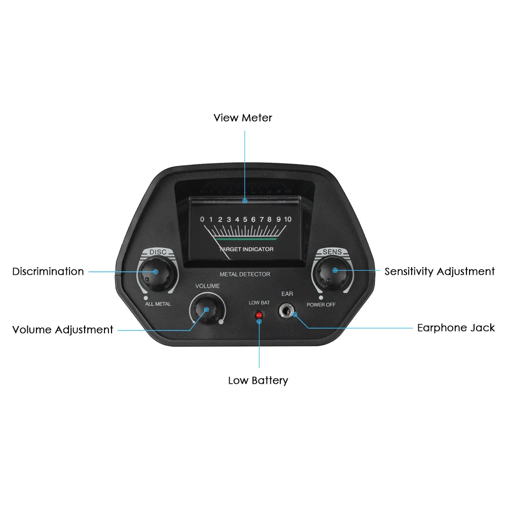 Kids Underground Metal Detector Treasure Hunter Seeker Circuit Detector