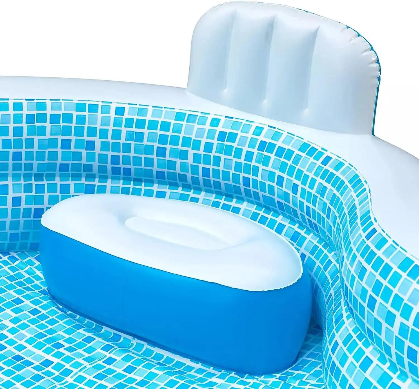 Elegant Family Pool With Inflatable Backrests And Seats