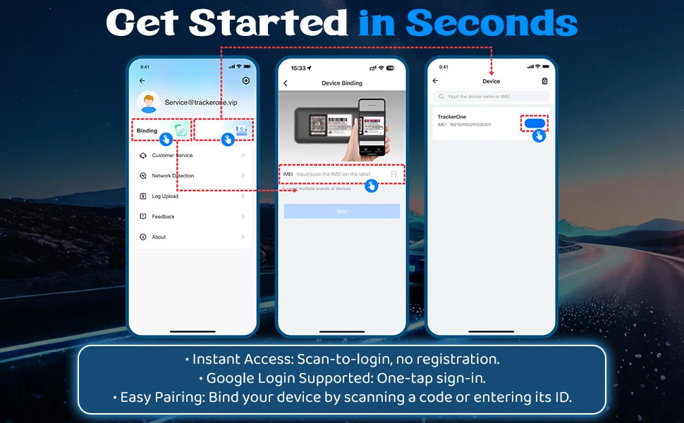 Wireless Car GPS Tracker Anti-Theft, Global Real-Time Vehicle Tracking with IoT SIM, Geo-Fence & Vibration Alarm, 15+ Days