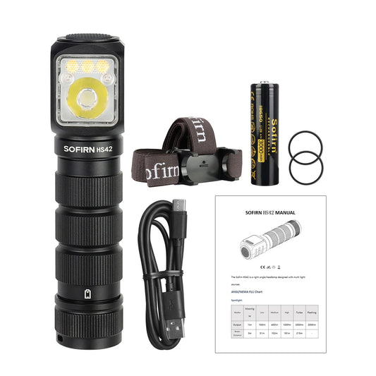 Sofirn HS42 Headlamp 2100lm USB-C Rechargeable Flashlight