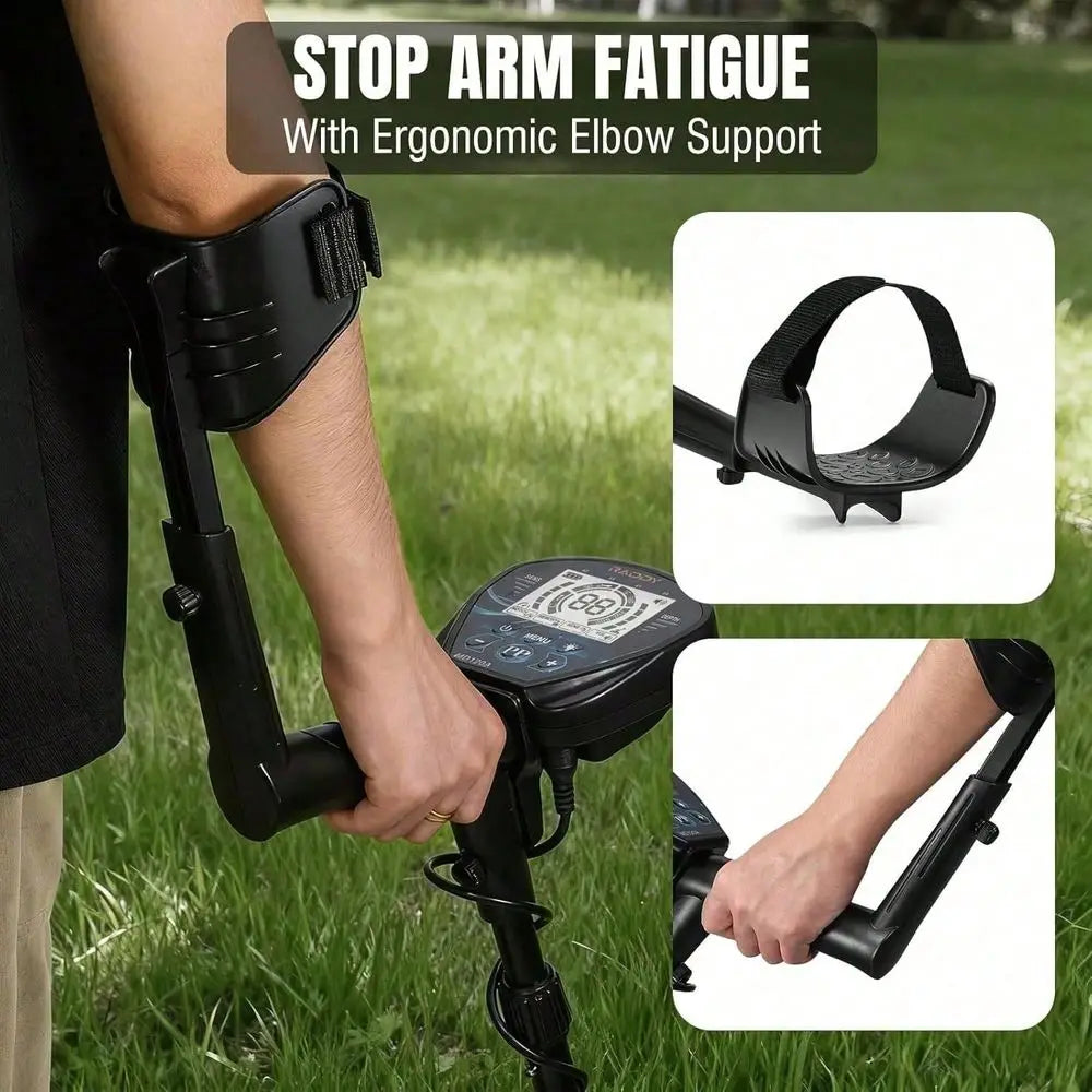 Professional Adult Metal Detector With LCD Display Earphones Kit