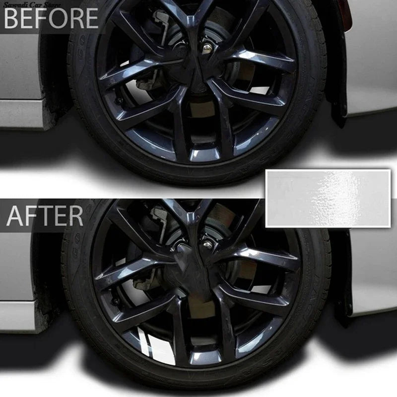 ZHUOHE Reflective Car Wheel Decals 6 Pack For Hub Rims