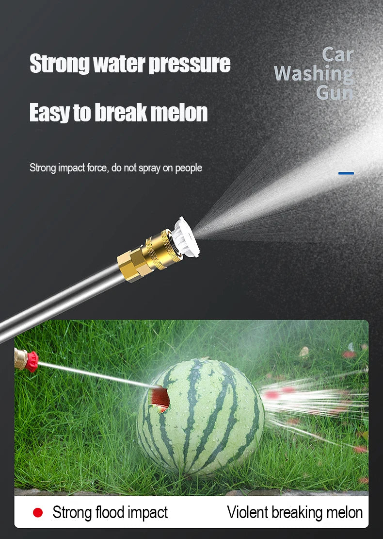 EAFC Cordless 60Bar 21V Car Wash Gun For Pressure Cleaning