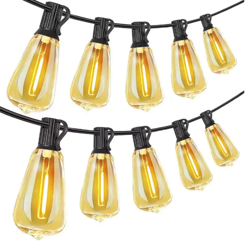 MIMIRGB ST38 Outdoor String Lights Garland Dimmable LED Bulbs
