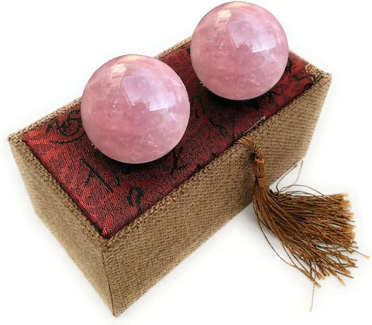 Baoding Balls for Hand Therapy and Stress Relief Carry Pouch