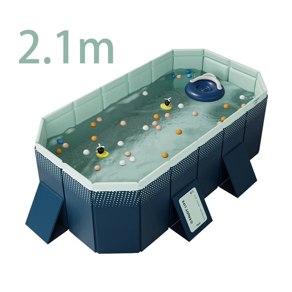 Foldable Outdoor Family Pool Non Inflatable for Garden and Yard