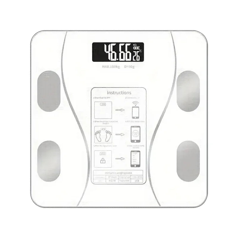 Smart Wireless Digital Body Fat Scale Bathroom Weight Composition Analyzer