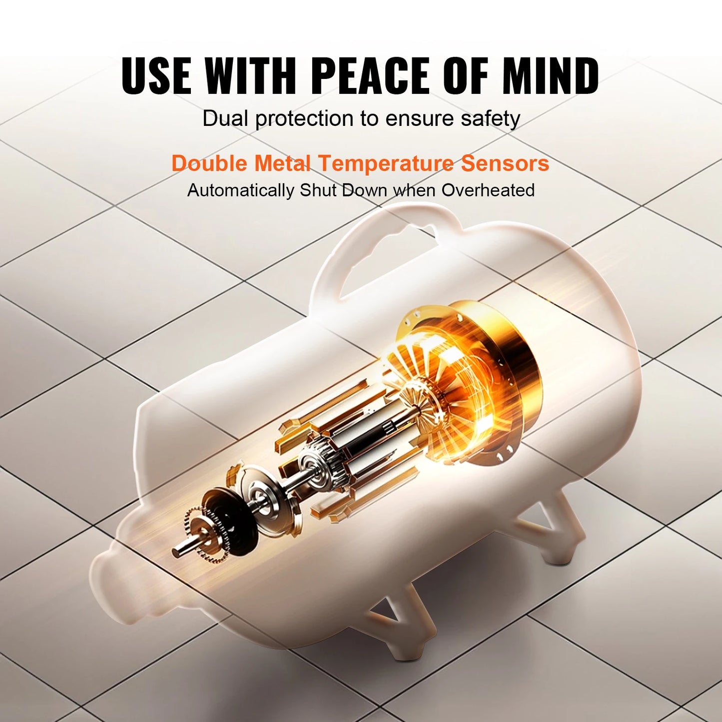 SucceBuy Dog Blow Dryer With Adjustable Speed And Extendable Hose