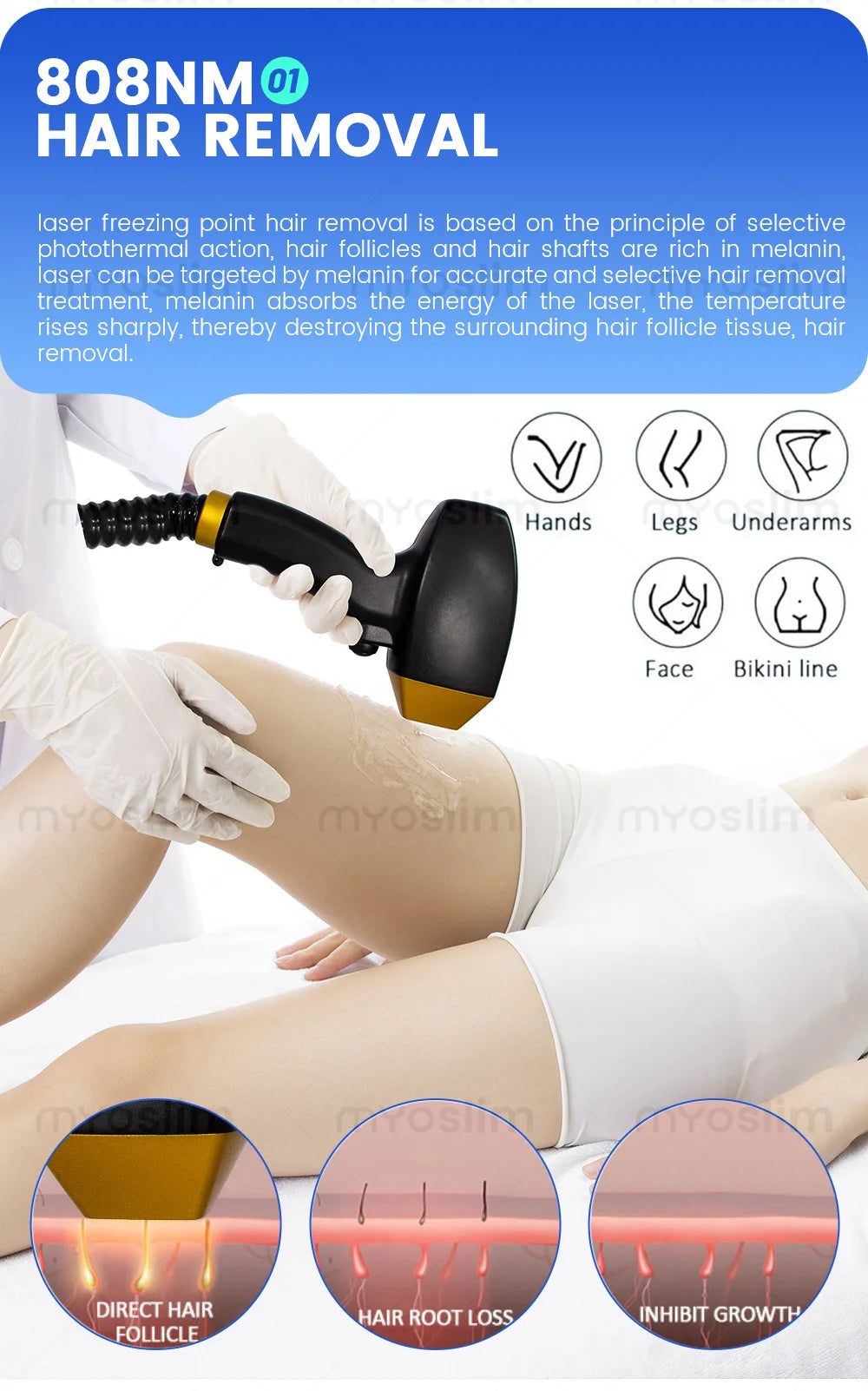 4 in 1 4000w Soprano Titanium Ice Platinum Diode 755 808 1064nm 4 Wavelength ND:YAG Laser Painless Hair Removal Machine
